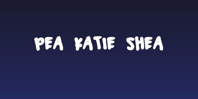 Pea Katie Shea Social Header