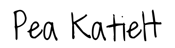 Pea KatieH Font