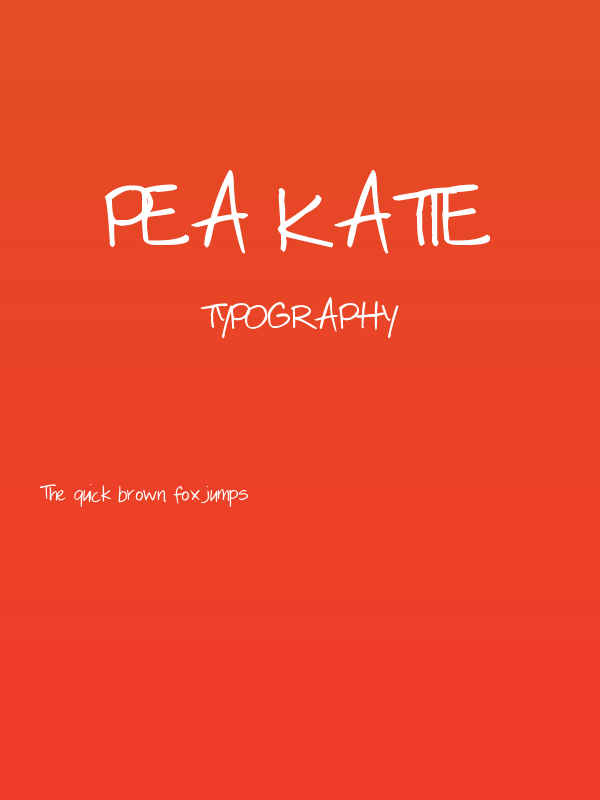Pea Katie Poster
