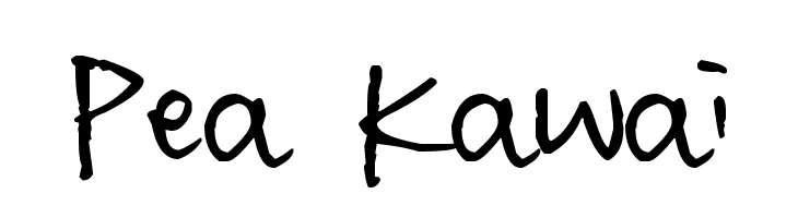 Pea Kawai  Скачать бесплатные шрифты