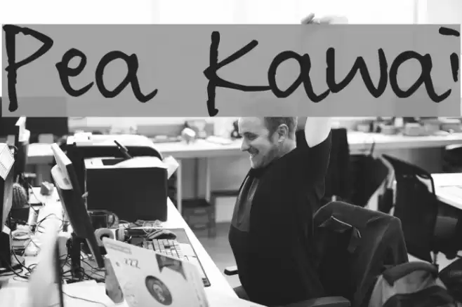 Pea Kawai Font examples
