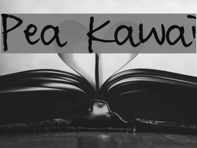 Pea Kawai Font examples