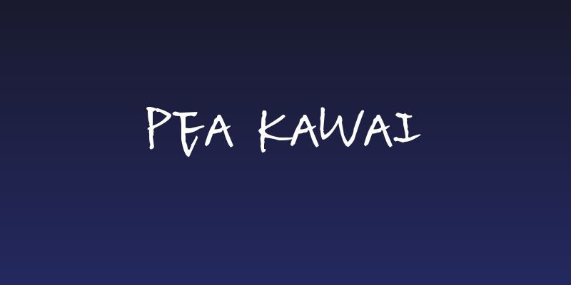 Pea Kawai Social Header