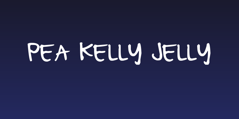 Pea Kelly Jelly Social Header