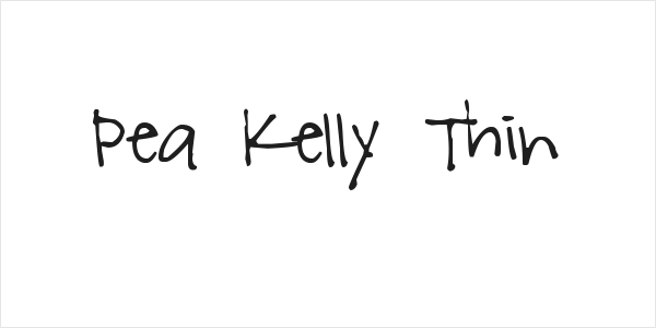 Pea Kelly Thin Logo