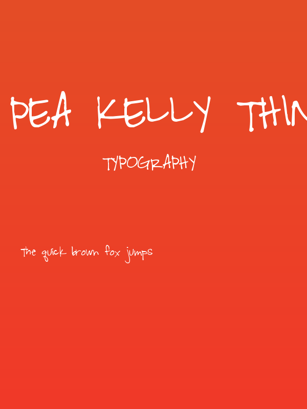 Pea Kelly Thin Poster