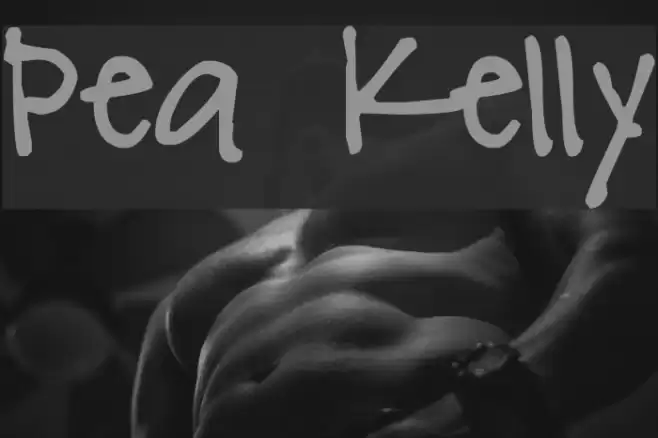 Pea Kelly Fonte examples