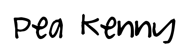 Pea Kenny Font