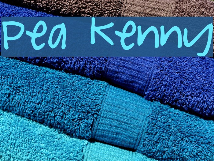 Pea Kenny Font examples