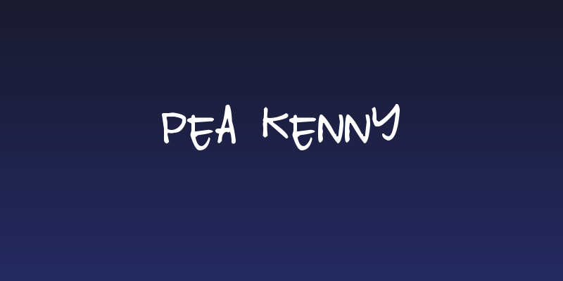 Pea Kenny Social Header