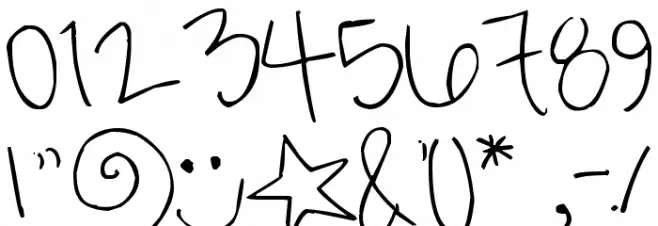 Pea Kensey Font OTHER CHARS