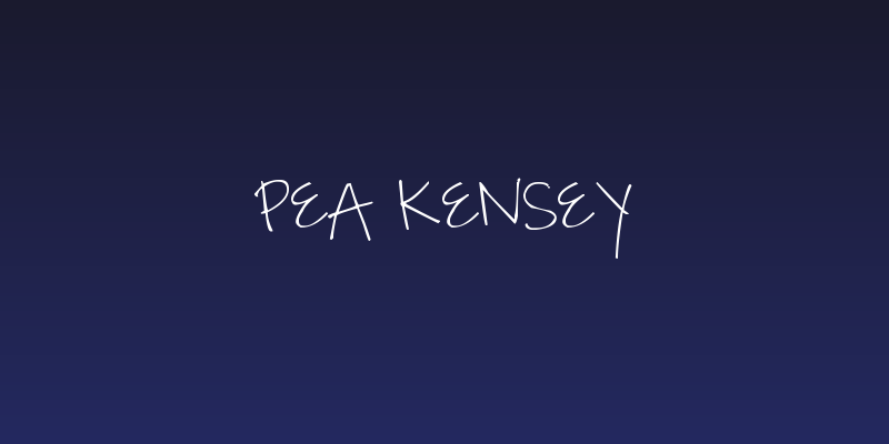 Pea Kensey Social Header