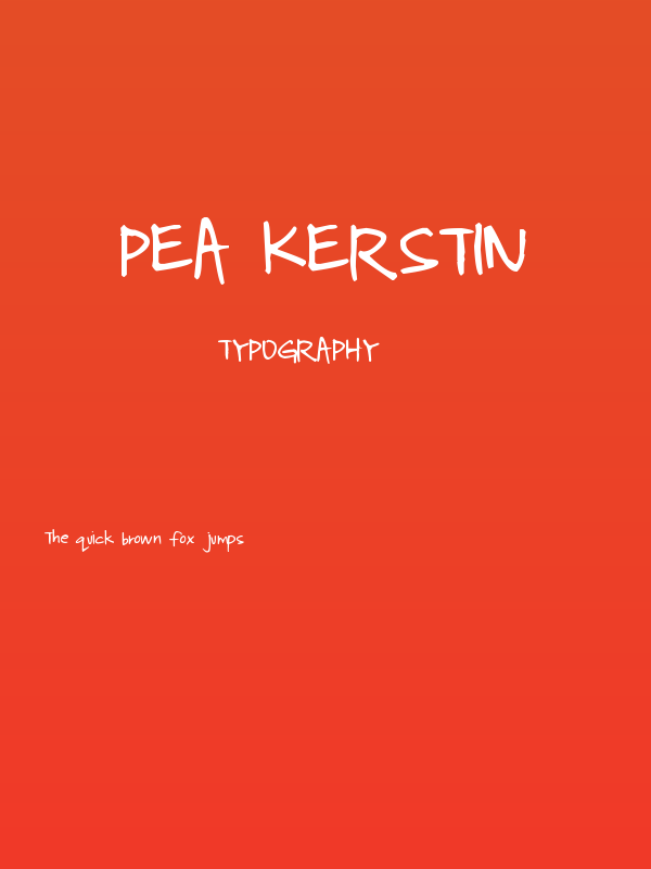 Pea Kerstin Poster