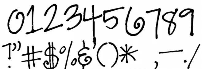 Pea Keylor's Fun Font Font OTHER CHARS