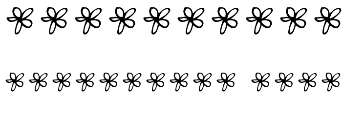 Pea Kiki Doodles Font OTHER CHARS