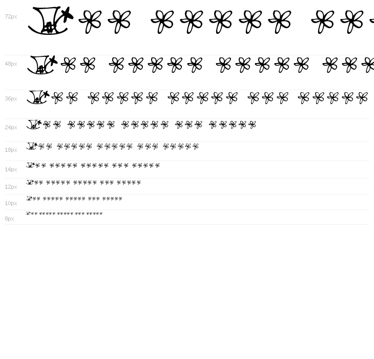 Pea Kiki Doodles Waterfall