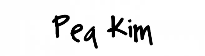 Pea Kim  フリーフォントのダウンロード