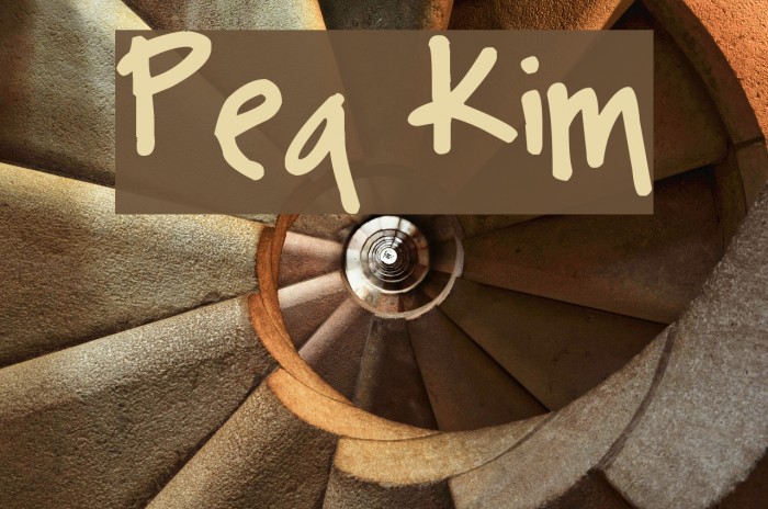 Pea Kim Font examples