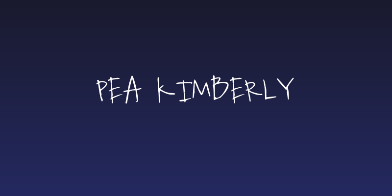 Pea Kimberly Social Header