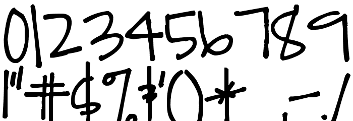 Pea Kristen Font OTHER CHARS