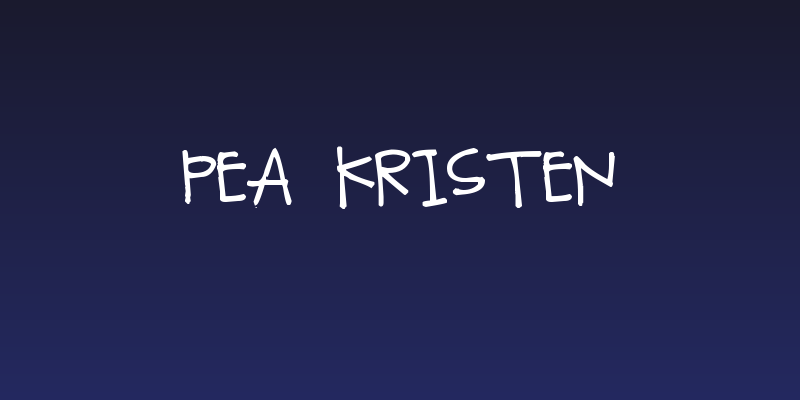 Pea Kristen Social Header