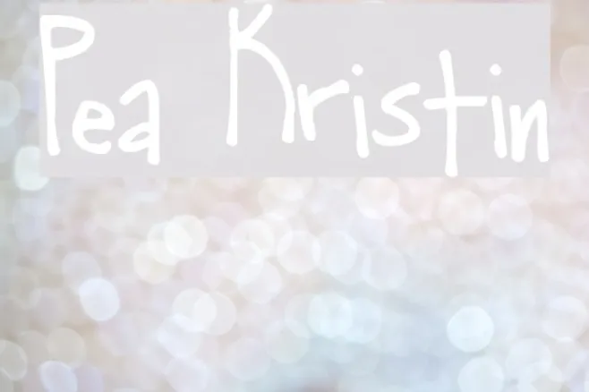 Pea Kristin Example 1