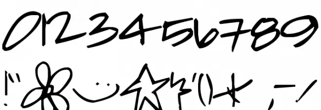 Pea Krystyne Font OTHER CHARS