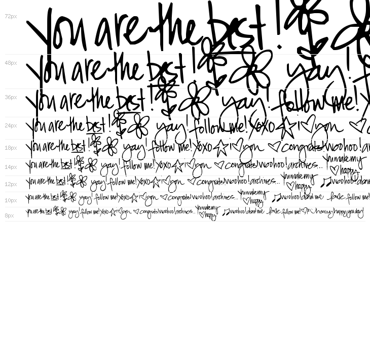 Pea Krystyne's Doodles Waterfall