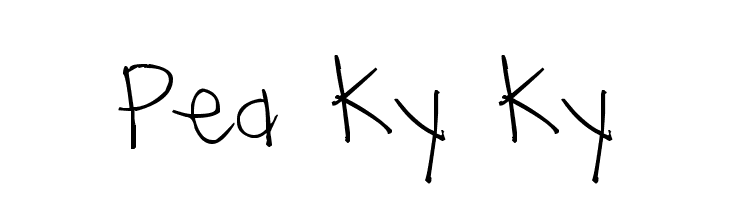 Pea Ky Ky Font