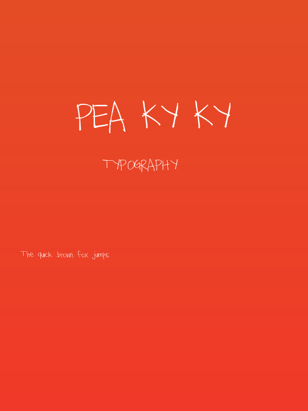 Pea Ky Ky Poster