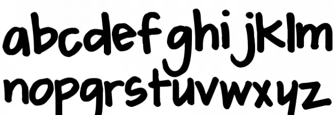 Pea Kylie 字体 小写