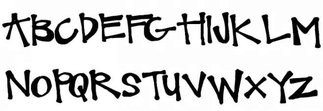 Pea Lacy Chunky Schriftart Groß