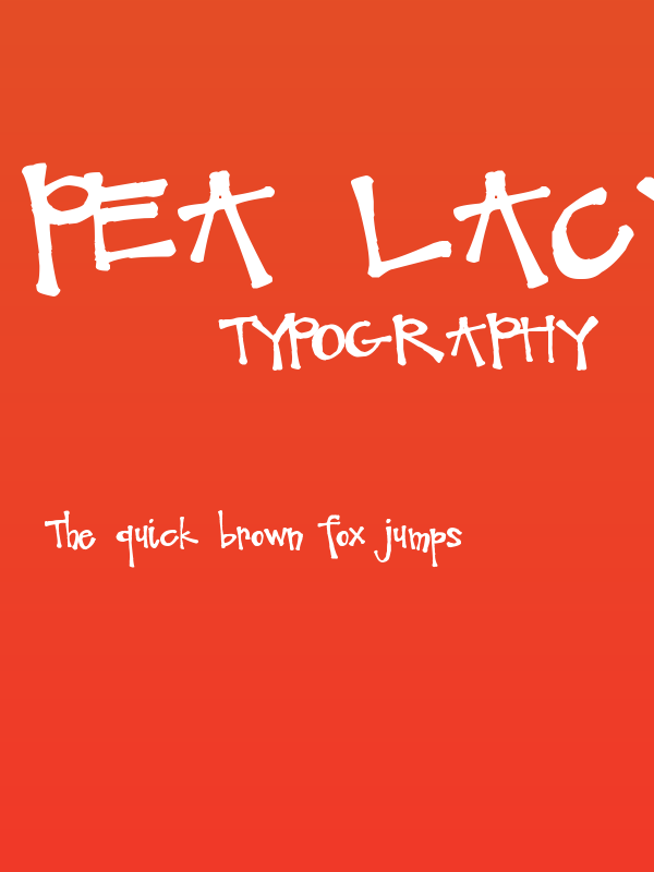 Pea Lacy Chunky Poster