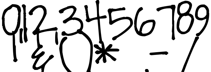 Pea Lacy Font OTHER CHARS