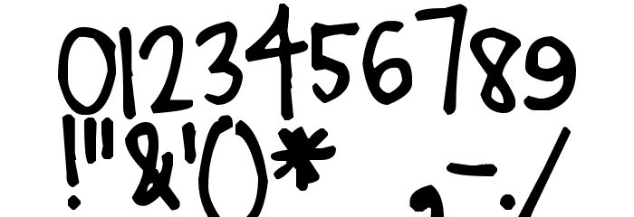 Pea Laura Font OTHER CHARS