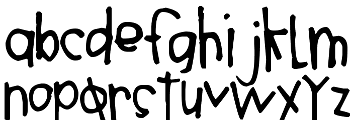Pea Laura Font LOWERCASE
