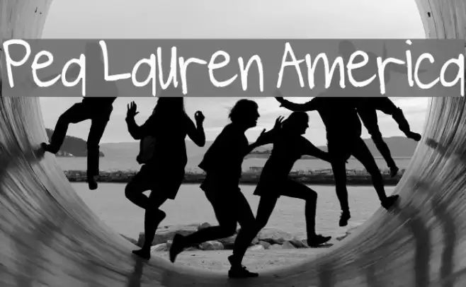 Pea Lauren America Font examples