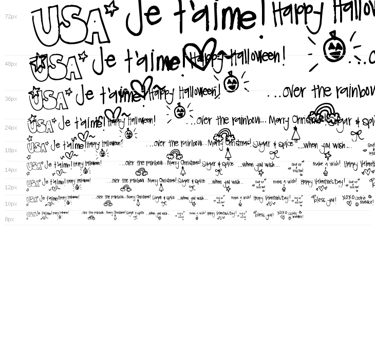 Pea Lauren Doodles Waterfall