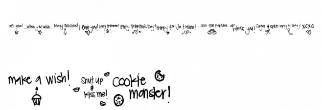 Pea Lauren Doodles Fuentes MINÚSCULAS