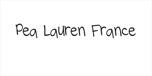Pea Lauren France Logo