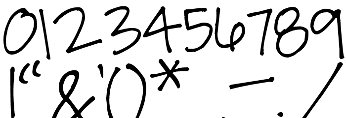 Pea Lauryn Font OTHER CHARS