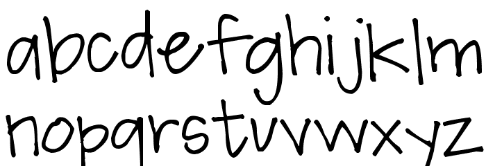 Pea Lauryn Font LOWERCASE