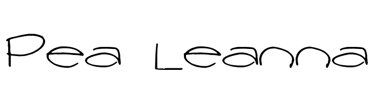 Pea Leanna  免费字体下载
