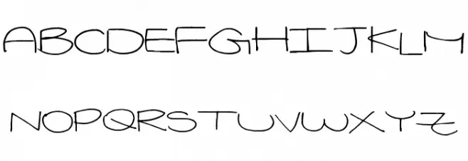 Pea Leanna フォント 大文字