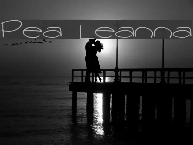 Pea Leanna Font examples