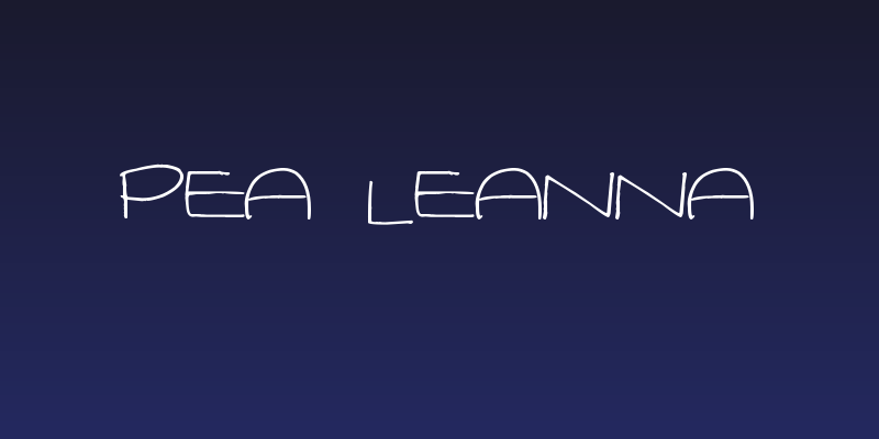 Pea Leanna Social Header