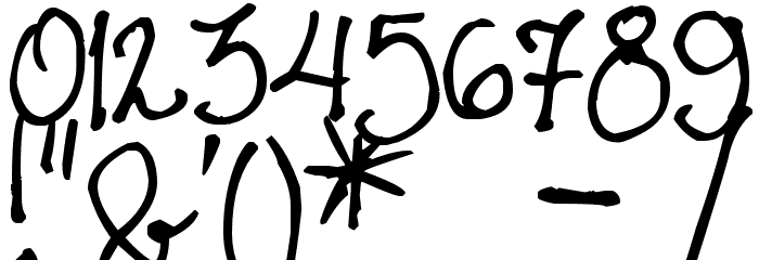 Pea Leigh Leigh Font OTHER CHARS