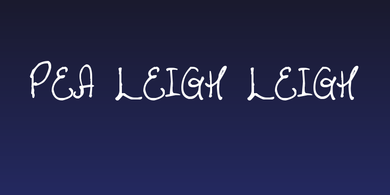 Pea Leigh Leigh Social Header