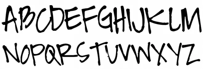 Pea Leslie's Happy Font  