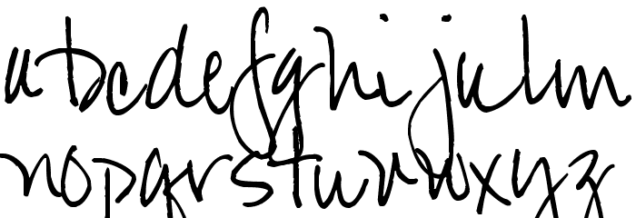 Pea Lex Valentine Font LOWERCASE